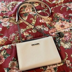 💗Steve Madden NWOT Blush Cream/Chain Crossbody